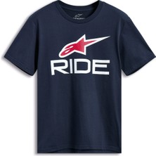 Alpinestars Rıde 4 Csf Tişört Mavi  Beyaz  Kırmızı