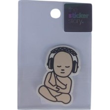  ekstrafix yapışkanlı sudan etkilenmeyen sticker the sticker story müzik tss0244 (1 adet)