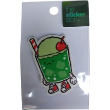 Ekstrafix Yapışkanlı Sudan Etkilenmeyen Sticker The Sticker Story Kirazlı İçecek Tss0094 (1 Adet)