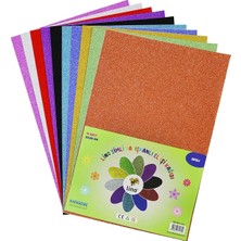 Lino Elişi Kağıdı Simli Yapışkanlı 10 Lu 20X30 Cm 3815J