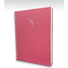 Lizy Spiralli Sert Kapak Kareli Not Defteri - 17X24CM