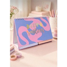 Lizy Masaüstü Planlayıcı & Takvim (Tarihsiz) - 4 Farklı Kapak Tasarımı