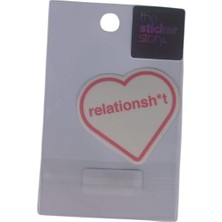 Ekstrafix Yapışkanlı Sudan Etkilenmeyen Sticker The Sticker Story Relationsh Tss0256 (1 Adet)