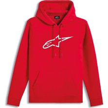 Alpinestars Ageless V3 Hoodie Kapüşonlu Sweatshirt Kırmızı  Beyaz