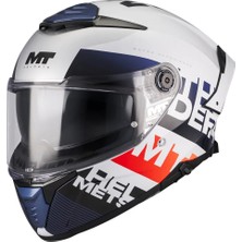 mt Helmets Thunder 4 Sv Waves A17 Kapalı Kask