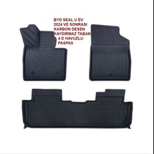 Carlone Byd Seal U Ev 2024 ve Sonrası 4d Premium Havuzlu Paspas-Kaydırmaz Taban