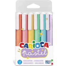 Yerli Carioca Pastel Fosforlu İşaretleme Kalemi 6 Lı Set 43033