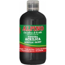 Alpino Akrilik Boya Şişe 250 Ml Siyah Dv000311