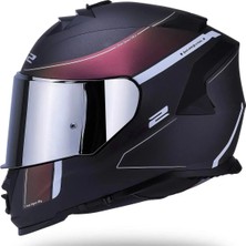 Ls2 Storm 2 Velvet Full Face Motosiklet Kaskı Şeffaf + Gökkuşağı Vizörlü