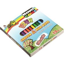  nova color nc-2112 silinebilir mum boya 12 renk tam boy