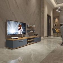 Decoraktiv Eko 4 Mdf DVD Tv Ünitesi Tv Sehpası - Pera Antrasit