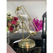 Deco Vien Kum Saati 11*30 cm Antik Gold
