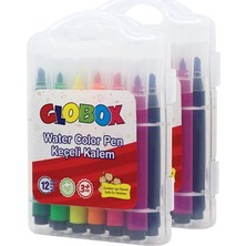 Globox Keçeli Kalem 12 Renk Pp Kutu 3382