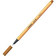 Stabilo 88/89 Keçe Uçlu İnce Kalem 88 Point 0.4 Mm Haki Açık Kahverengi (10 Lu Kutu)