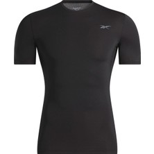 Reebok Compressıon T-Shırt Siyah Erkek Kısa Kol T-Shirt