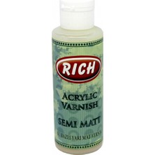  rich vernik su bazlı yarı mat high gloss 120 cc 120-2521