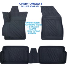 Carlone Chery Tiggo 7 2020 ve Sonrası 4d Premium Havuzlu Paspas-Kaydırmaz Taban