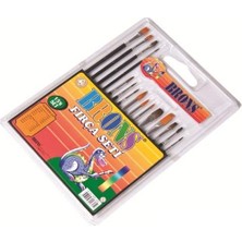 Brons Br-249 Sulu Ve Yağlı Boya Fırça Seti 15 Li