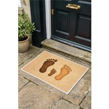 Zevahir Mobilya Dekorasyon Şık Ayak Izi Antre Kapı Önü Giriş Paspası