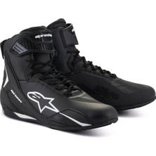 Alpinestars Faster-4 Korumalı Motosiklet Botu Siyah  Beyaz