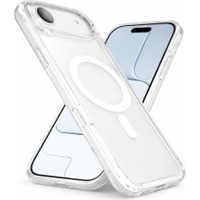 Bzontech iPhone 17 Air Ile Uyumlu Yumuşak Magsafe Kablosuz Şarj Destekli Şeffaf Kılıf Kamera Için Yükseltilmiş Çerçeve