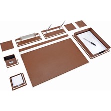 Brons Sümen Takımı 10 Parça Selçuklu Beyaz-Kahve BR-0983