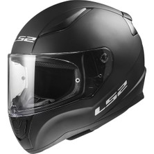 Ls2 Rapid 2 Mat Siyah Kapalı Kask Nefes Alabilen Polikarbon Malzeme XL Beden Tam Yüz