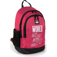  benetton okul sırt çantası çift bölme 3834