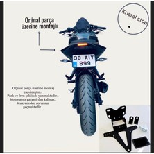 Bajaj Pulsar RS200 Kristal Stop Lambası + Plakalık