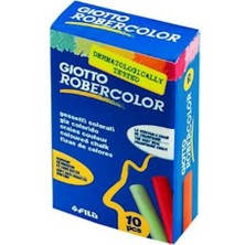  robercolor tebeşir yuvarlak tozsuz 10 lu karışık renk 538900 (10 paket)