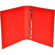 Bafix A5 Talebe Öğrenci Klasörü 4 Halkalı Kırmızı (10 Lu Paket)