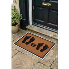 Zevahir Mobilya Dekorasyon Aile Ayak Izleri Dekoratif Kapı Önü Giriş Paspası