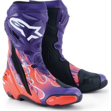 Alpinestars Supertech R Limited Edition Flyte Vented Korumalı Motosiklet Botu Mor