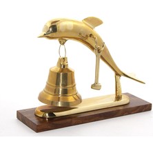 Urz Grup Pirinç Yunus Balığı Tasarımlı Çan