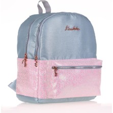 Kaukko Sırt Çantası Amazing B Letter Mavi Pembe 42 X 33 X 21 Cm K1575