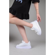 Birikon Robore Bağcıklı Sneakers Beyaz