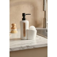 Acar Vilya Sünger Hazneli Sıvı Sabunluk Beyaz - 400 ml