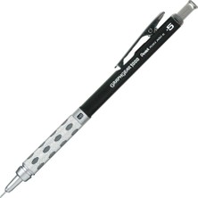 Pentel 0.5 Metal Gövdeli Gizli Uç Teknik Çizim Ve Yazı Versatil Kalem Siyah Pg1015C-Ax