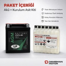 Landport LTX7L-BS 12V 6AH Agm Motosiklet Aküsü – Bakımsız (100 Cca)