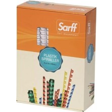  sarff plastik spiral 14 mm beyaz 100 lü (1 paket 100 adet)