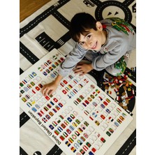 Montessori Dünya Haritası Ülke Bayrakları Puzzle | Eğitici Coğrafya Puzzle