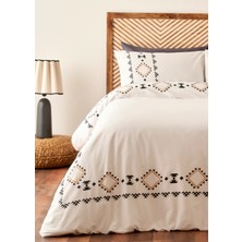 Bella Maison %100 Pamuk Saten Kamila Çift Kişilik Nevresim Takımı Beyaz (200X220 Cm)