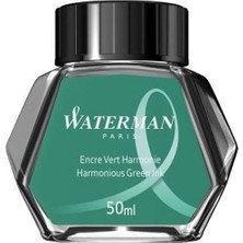 Waterman Dolma Kalem Mürekkebi Cam Şişede 50 ML Yeşil S0110770