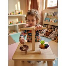 Masal Oyuncak Ahşap Oyuncak Denge Tartısı