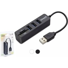Hadron HDX7009 USB Hub Combo 3-USB + SD + TF Siyah Yüksek Veri Aktarım Hızı ve Kapasite