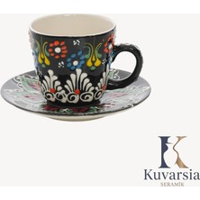 Kuvarsia Seramik Kuvarsia Anadolu Koleksiyonu Seramik Kupa - Siyah