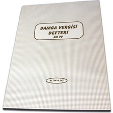 Altınyıldız Damga Vergisi Defteri Karton Kapak 40 Yaprak CEMD-043 (12 Li Paket)