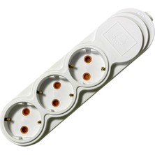 Ormey 3lü Çocuk Korumalı Topraklı Grup Priz