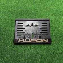 Carlone Motorsiklet Plakalık Kupon Lazer Kesim 3D Kabartmalı Model Motor Plakalığı