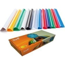 Sarff Sırtlık 15 Mm Geniş Şeffaf 100 Lü (1 Paket 100 Adet)
